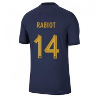 Koszulka piłkarska Francja Adrien Rabiot #14 Strój Domowy MŚ 2022 tanio Krótki Rękaw